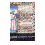 Text of the Magnificat with a portrait of Tee Shirts
