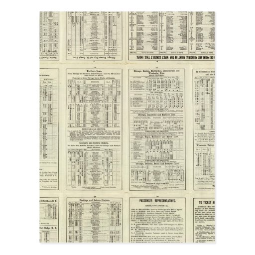 Text Page Chicago Milwaukee and St Paul Railway Post Card