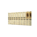 Text Page Sunset Route Canvas Prints
