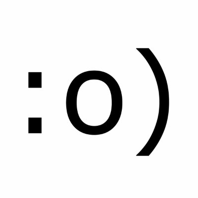 Text Smile (round nose) Tshirt by flyingdisc