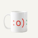 Text Smiles (three styles) mugs