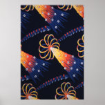 Textile design, Christopher Dresser Poster
