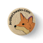 Textile Fox Promo Pin