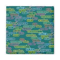 Texting Cloud Magnet by tshirtdujour Texting Cloud Magnet