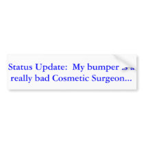 Texting, Driving, Disfigurment Bumper Stickers