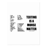 Texting Is A Morse Matter (Morse Code) Post Cards