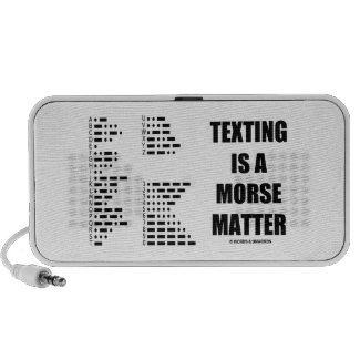 Texting Is A Morse Matter (Morse Code) iPhone Speakers