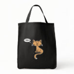 Texting Kitty - Grocery Tote bags