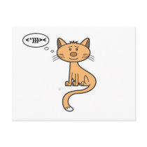 Texting Kitty - Postcard