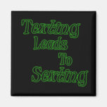 Texting Leads To Sexting Refrigerator Magnet