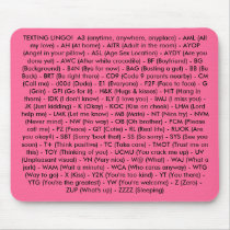 TEXTING LINGO! A3 (anytime, anywhere, anyplace... mousepads by debsnet TEXTING LINGO! A3 (anytime, anywhere, anyplace... mousepads