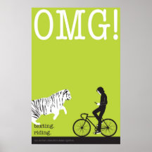 texting. riding. posters