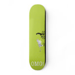 texting. riding. skateboard.