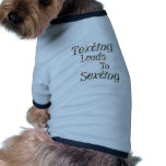 Texting Sexting Dog Tee