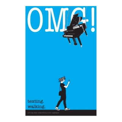 texting. walking. posters by immartin