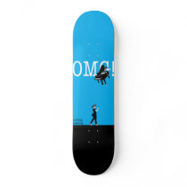 texting. walking. skateboard.