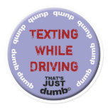 Texting While Driving stickers