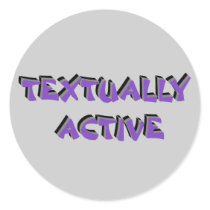 Textually Acitve stickers