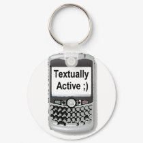 Textually Active keychains by lindabissett Textually Active keychains