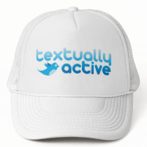 Textually Active on Twitter Texting Trendy hats by BoogieMonst Textually Active on Twitter Texting Trendy hats
