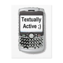 Textually Active Postcards