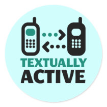 Textually Active stickers