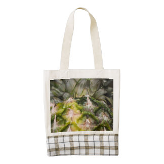 Textura de la piña bolsa tote zazzle HEART
