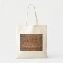 Textura del ladrillo de Brown Bolsa