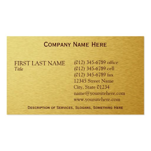 Texture Business Card Templates (back side)