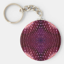 Texture of Light 2 - Pink and Red Keychains