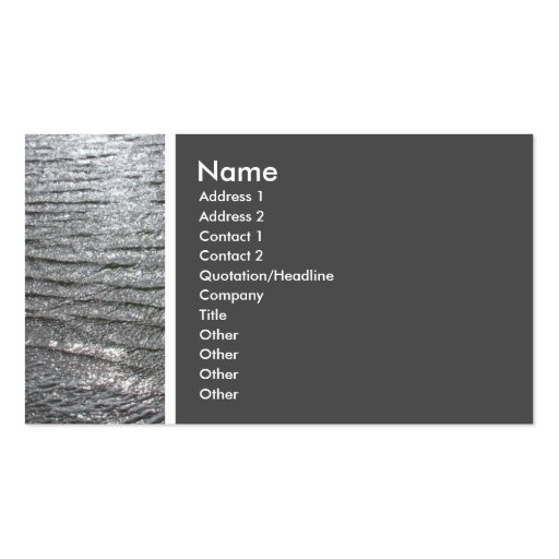 Texture Tone (Sea) - Customized Business Card Template (front side)