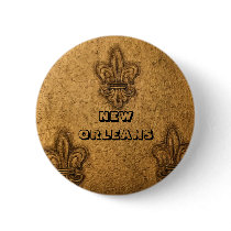 Textured Classic Fleur-de-Lis Design Pins