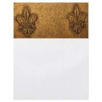 Textured Classic Fleur-de-Lis Design Full Color Flyer