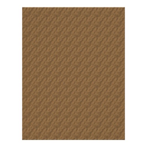 Textured Design Plain Brown Scrapbook Paper Letterhead Zazzle