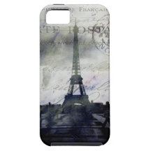 Textured Paris in Lavender iPhone 5 Tough Case iPhone 5 Case