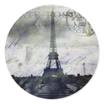 Textured Paris in Lavender Sticker