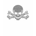 textured skull and crossbones t-shirts