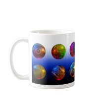 Textured Spheres mugs by Lidusik Textured Spheres mugs