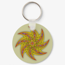 Textured Stars keychains