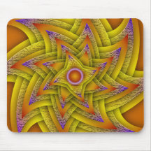 Textured Stars Mouse Pad