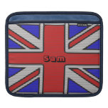 Textured Union Jack Vector Art ipad sleeves