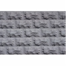 Textured white brick wall acrylic cut outs
