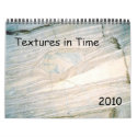 Textures in Time 2010 calendars