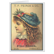TF Peirce Fine Shoes cards by vintagegiftmall TF Peirce Fine Shoes cards