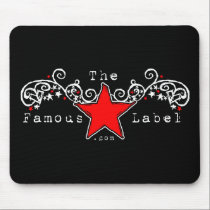 Tfl Scribble Black mousepads by TheFamousLabel Tfl Scribble Black mousepads