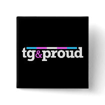 Tg&proud Black Button