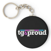 Tg&proud Black Keychain keychains