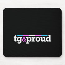 Tg&proud Black Mousepad mousepads