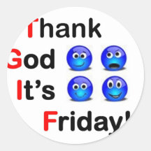 TGIF ETIQUETAS REDONDAS