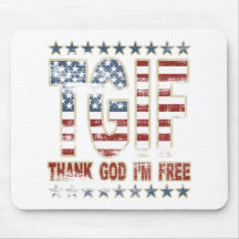 TGIF Thank God I'm Free Mouse Mat